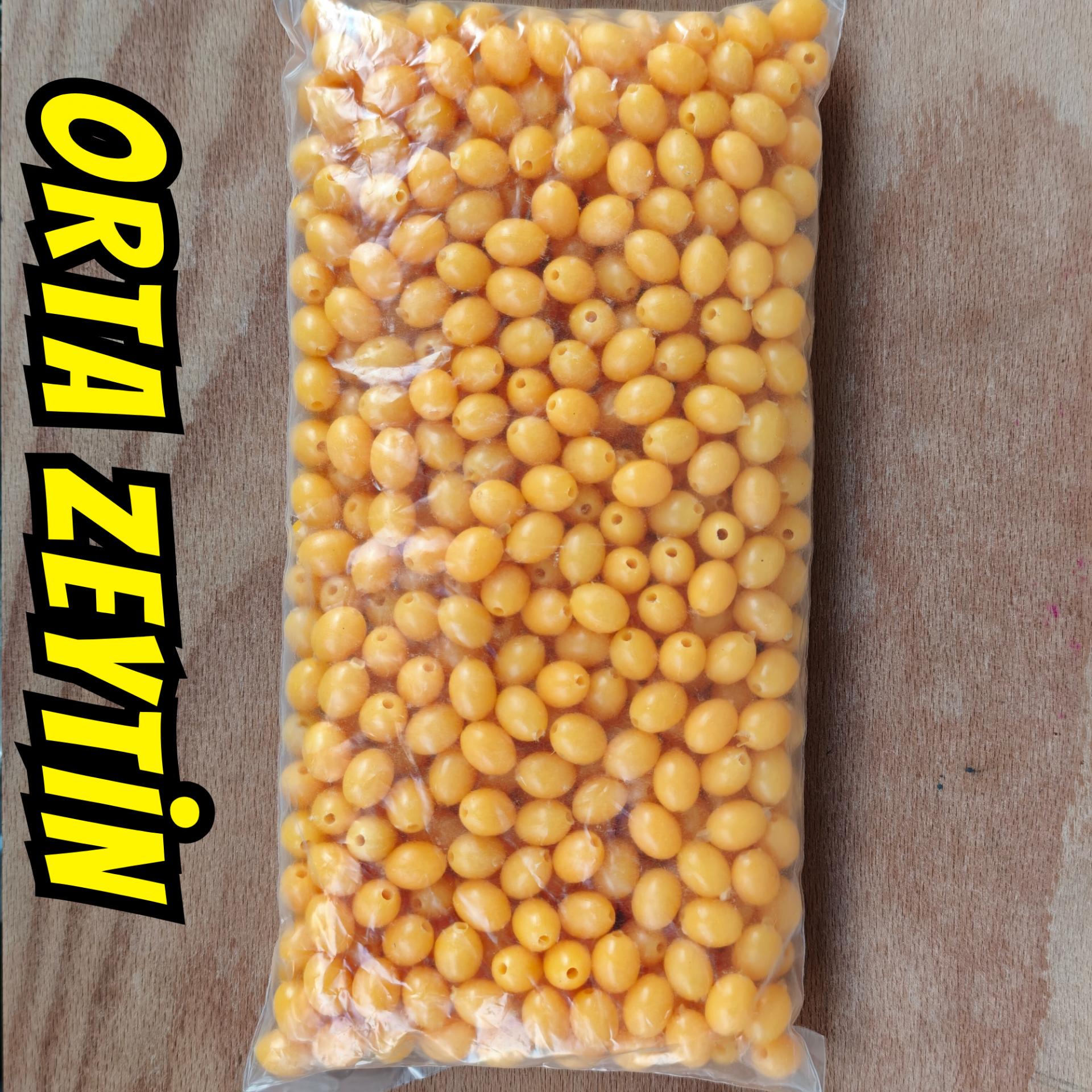 ORTA ZEYTİN BONCUK SARI